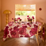 Bonnie and Neil | Tablecloth | Wild Pansy Pink | Medium